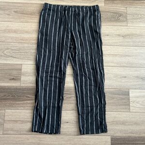 H&M Linen Blend Drawstring Pant